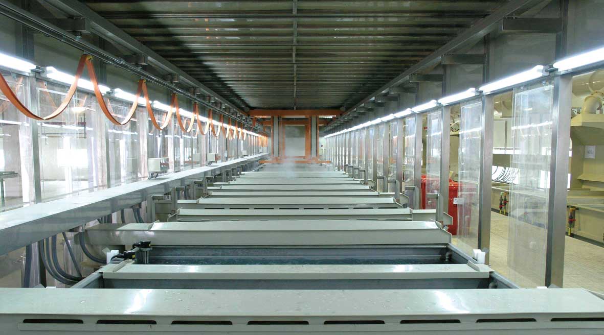 鋁合金減摩自潤(rùn)滑氧化生產(chǎn)線